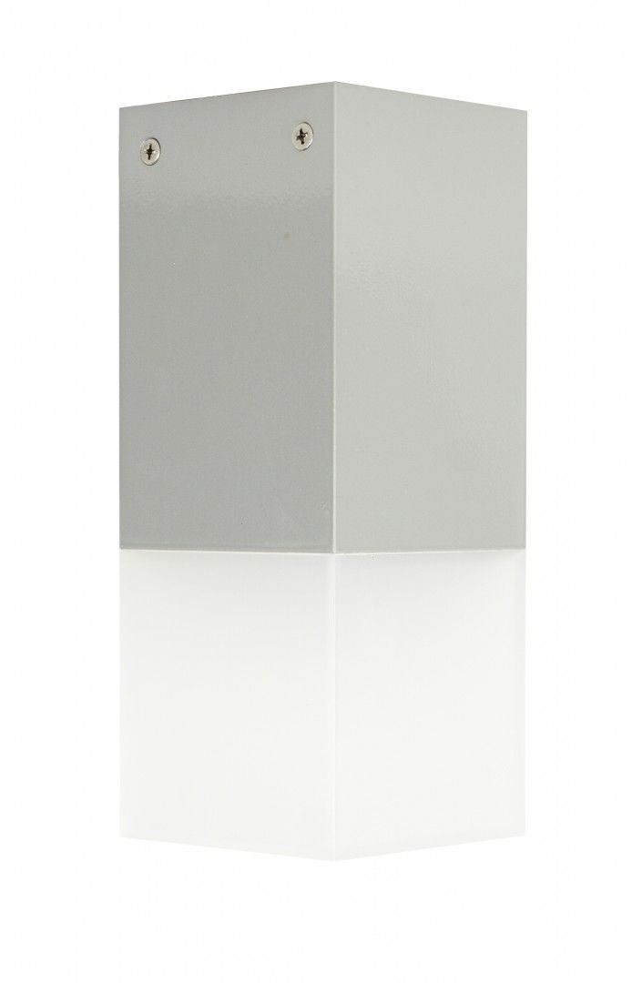 CUBE CB-S AL Deckenleuchte außen, Korpus: Silber