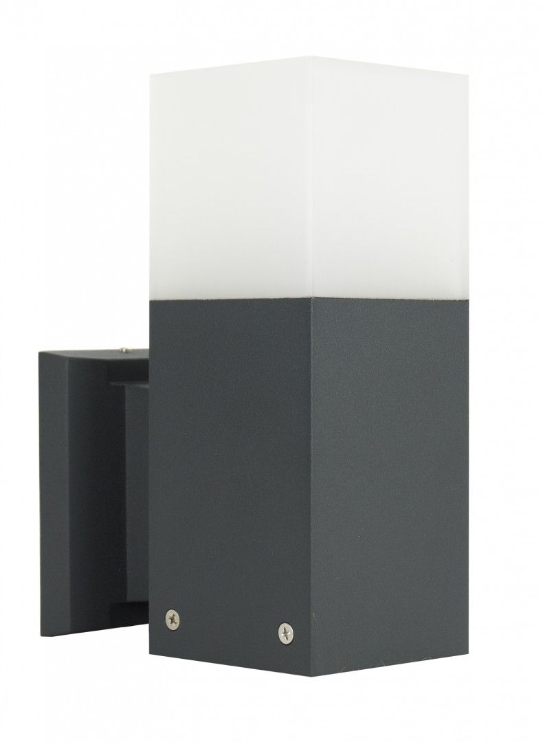CUBE CB-K DG Wandleuchte außen, Korpus: Dunkelgrau