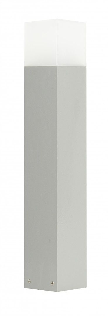 CUBE CB-580 AL Sockelleuchte außen, Korpus: Silber