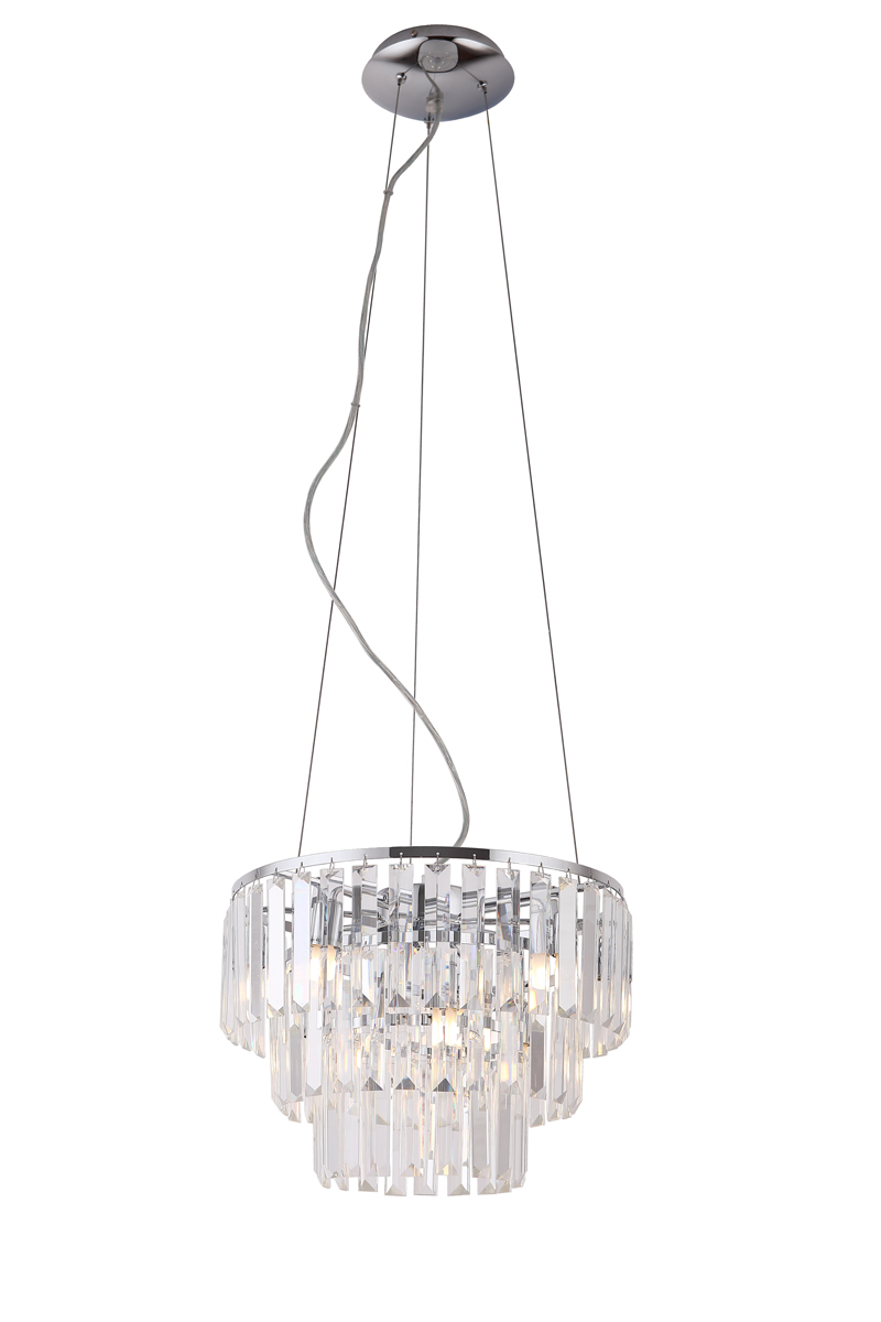 MONACO P0259 Pendelleuchte 9-flammig, Ø: 42 cm, Korpus: Chrom