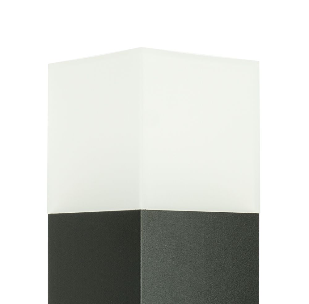 CUBE CB-MAX 700 BL Sockelleuchte außen, Korpus: Schwarz