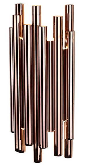 ORGANIC W0153 Wandleuchte LED, Korpus: Kupfer, Lampenschirm: Acrylglas