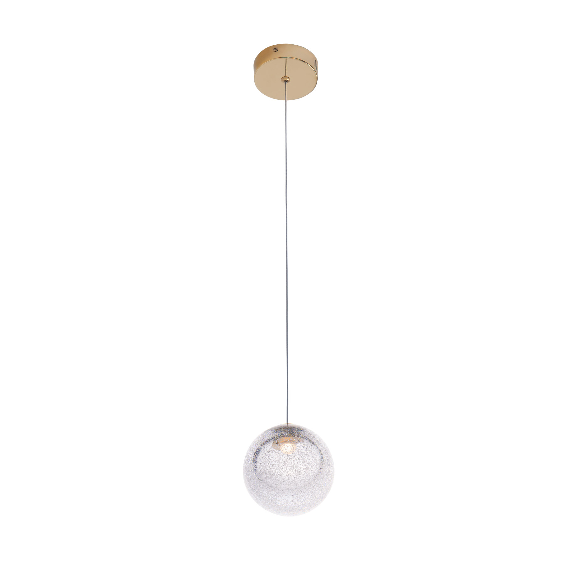 ZOE 1 P0389 Pendelleuchte LED, Ø: 9,5 cm, Korpus: Gold