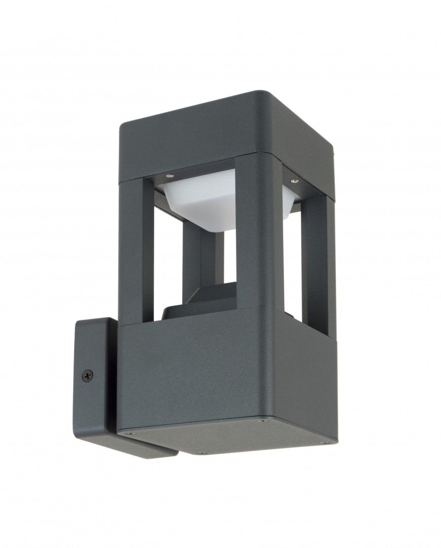 FAN FKW-K100 Wandleuchte außen, Korpus: Dunkelgrau