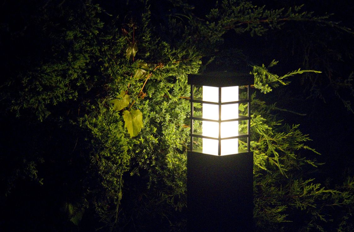 RADO II 2 DG Sockelleuchte außen, Korpus: Dunkelgrau