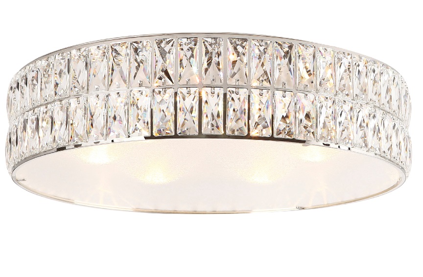 DIAMANTE C0121 Deckenleuchte 5-flammig, Ø: 38 cm, Korpus: Chrom DIAMANTE C0121 Deckenleuchte 5-flammig, Ø: 38 cm, Korpus: Chrom