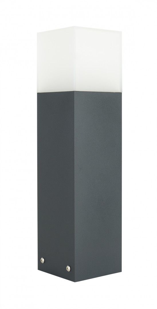 CUBE CB-MAX 400 DG Sockelleuchte außen, Korpus: Dunkelgrau