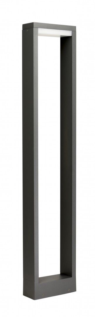 FORM YB19502 Sockelleuchte außen, Korpus: Dunkelgrau
