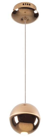 ZEN P0314 Pendelleuchte LED, Ø: 10 cm, Korpus: Kupfer