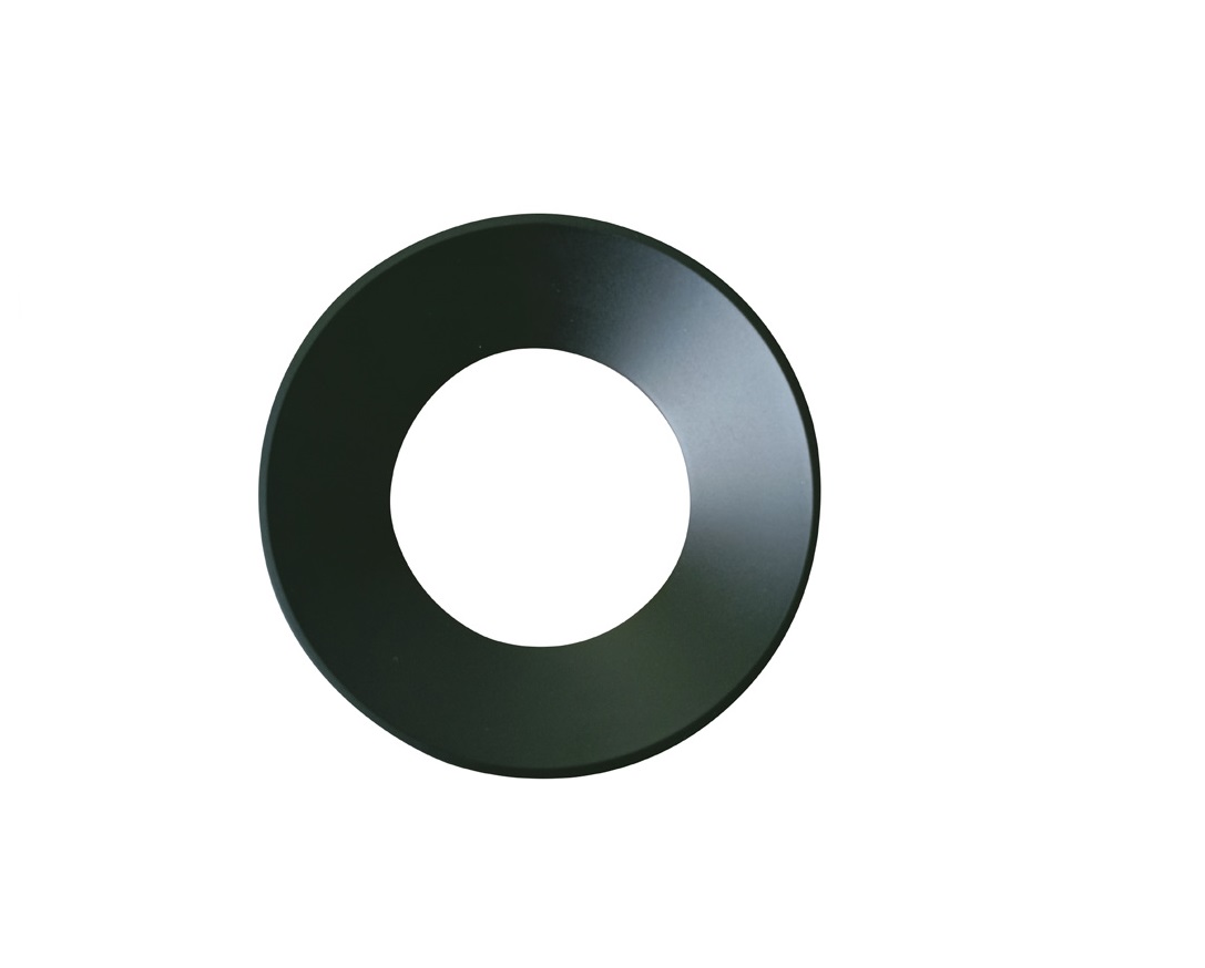 GALEXO RH0106/H0107 BLACK Einbaustrahler Zierblende, Korpus: Schwarz (3 Stück)