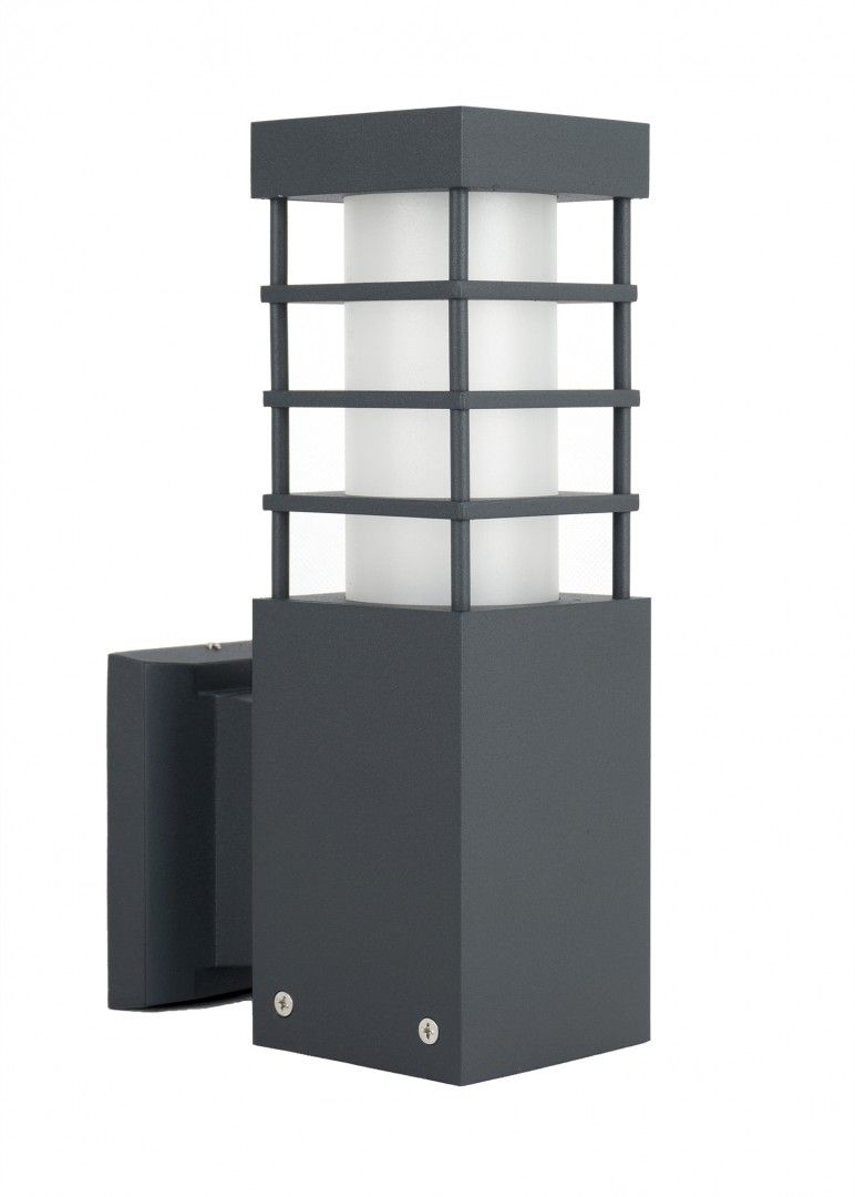 RADO II K DG Sockelleuchte außen, Korpus: Dunkelgrau