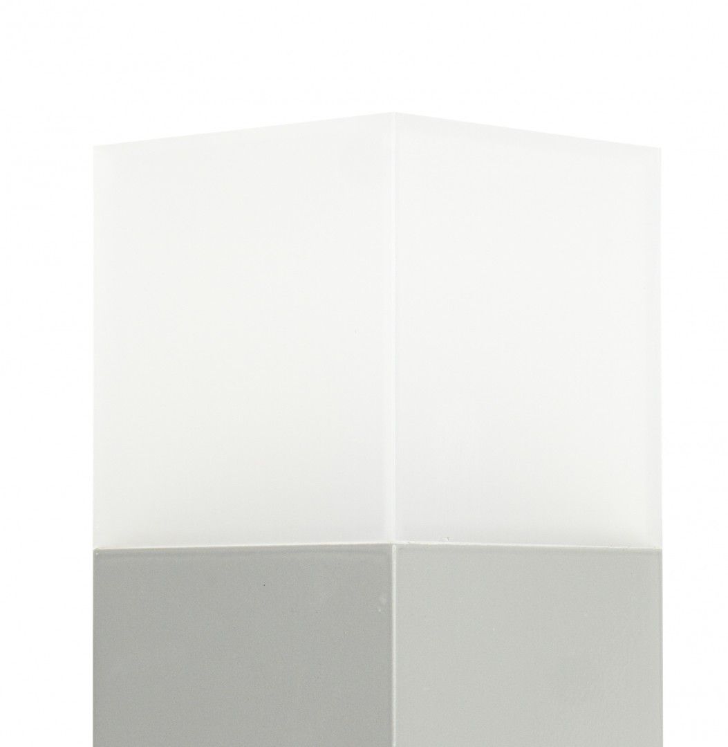 CUBE CB-580 AL Sockelleuchte außen, Korpus: Silber