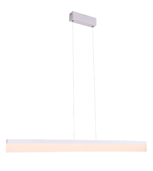 RAPID P0154 Pendelleuchte LED, Korpus: Weiß, Lampenschirm: Acrylglas