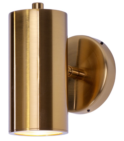 VARSOVIA W0244 Wandleuchte 1-flammig, Ø: 8 cm, Korpus: Messing