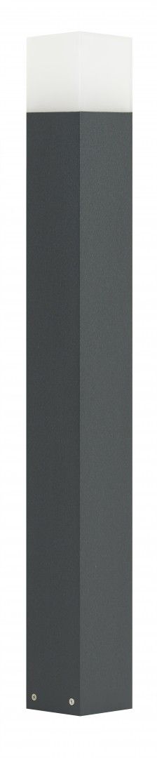 CUBE CB-830 DG Sockelleuchte außen, Korpus: Dunkelgrau
