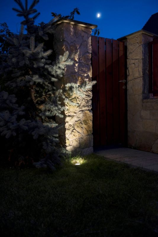 LEDA ST 5024 B  Wegebeleuchtung, Korpus: Gebürsteter Stahl