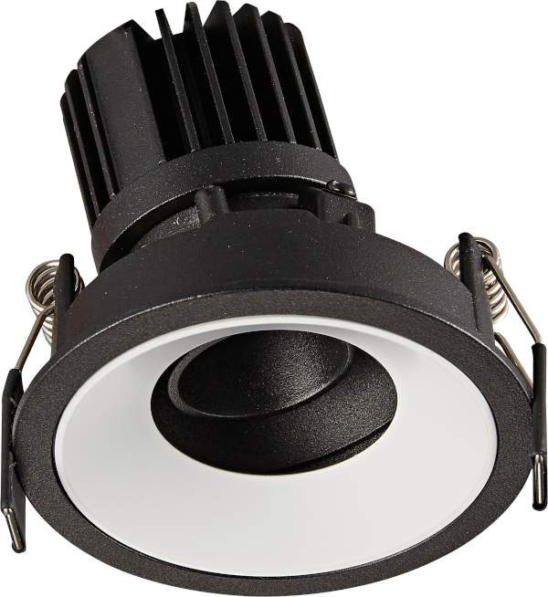 GALEXO H0107 Einbaustrahler LED, Ø: 8,4 cm , Korpus: Schwarz