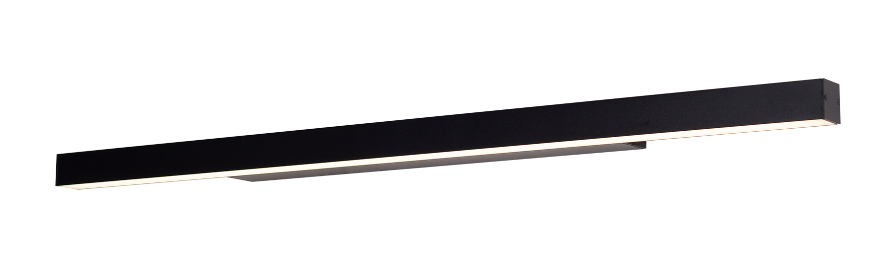 LINEAR W0266 Wandleuchte LED, Korpus: Schwarz, Lampenschirm: Acrylglas