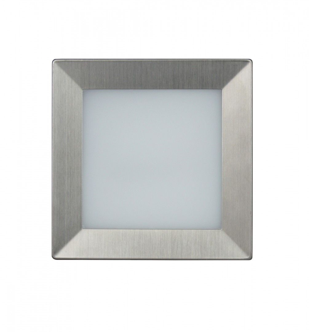 MUR D 04 Wandeinbauleuchte außen, Korpus: Gebürstetes Aluminium