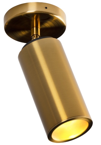 VARSOVIA C0146 Deckenspot 1-flammig, Ø: 11 cm, Korpus: Messing