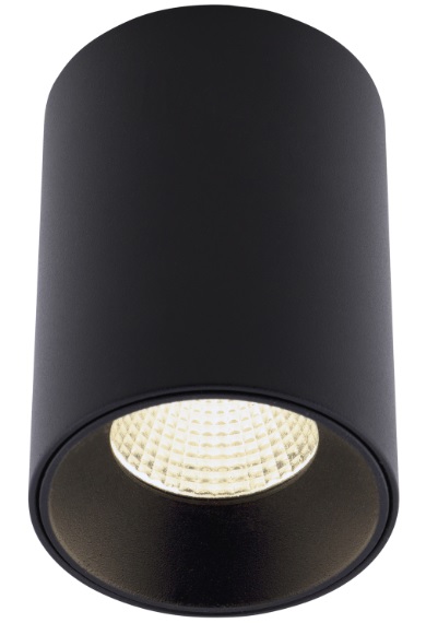 CHIP C0163 Spot LED, Ø: 7 cm, Korpus: Schwarz