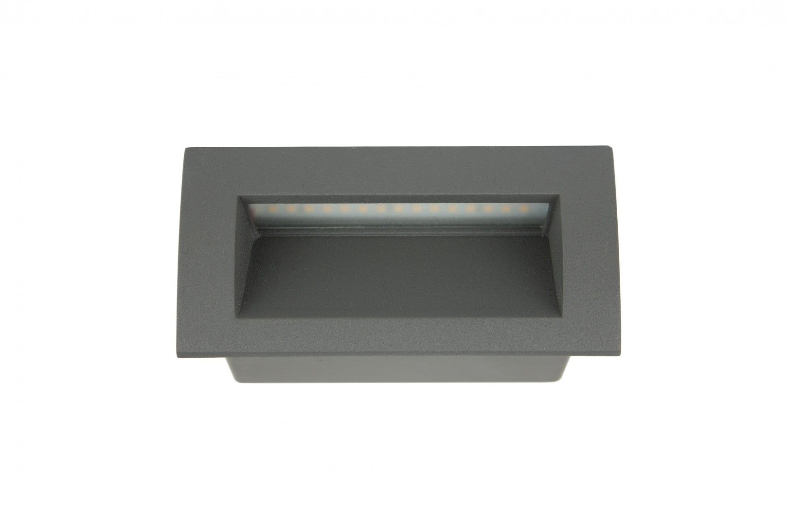 MUR-LED M2031 Wandeinbauleuchte außen, Korpus: Dunkelgrau