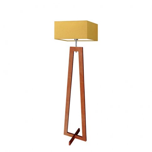 JAWA Stehlampe 1-flammig, Korpus: Mahagoni