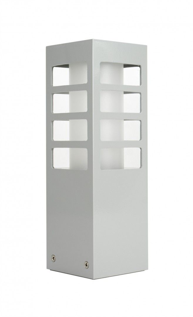 RADO III 3 AL Sockelleuchte außen, Korpus: Silber