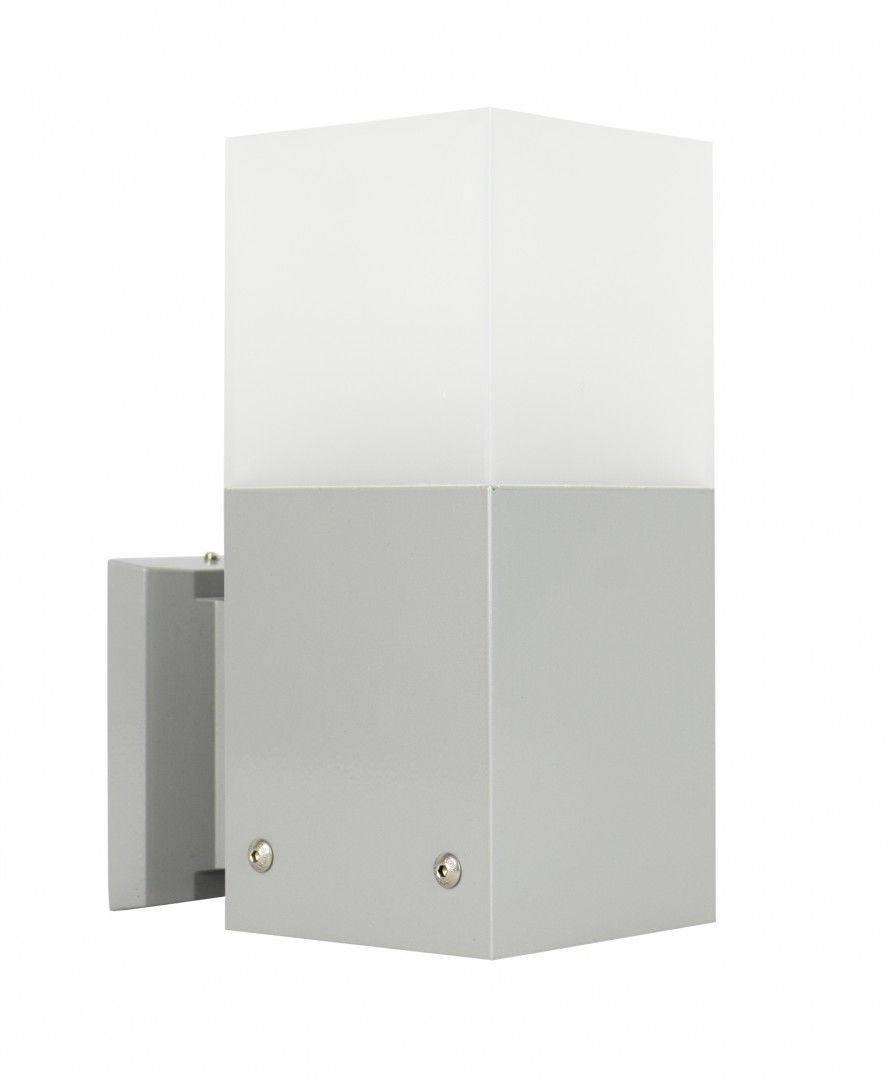 CUBE CB-MAX K AL Wandleuchte außen, Korpus: Silber