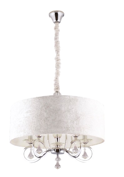 AMSTERDAM P0103 Pendelleuchte 5-flammig, Ø 60 cm, Korpus: Chrom