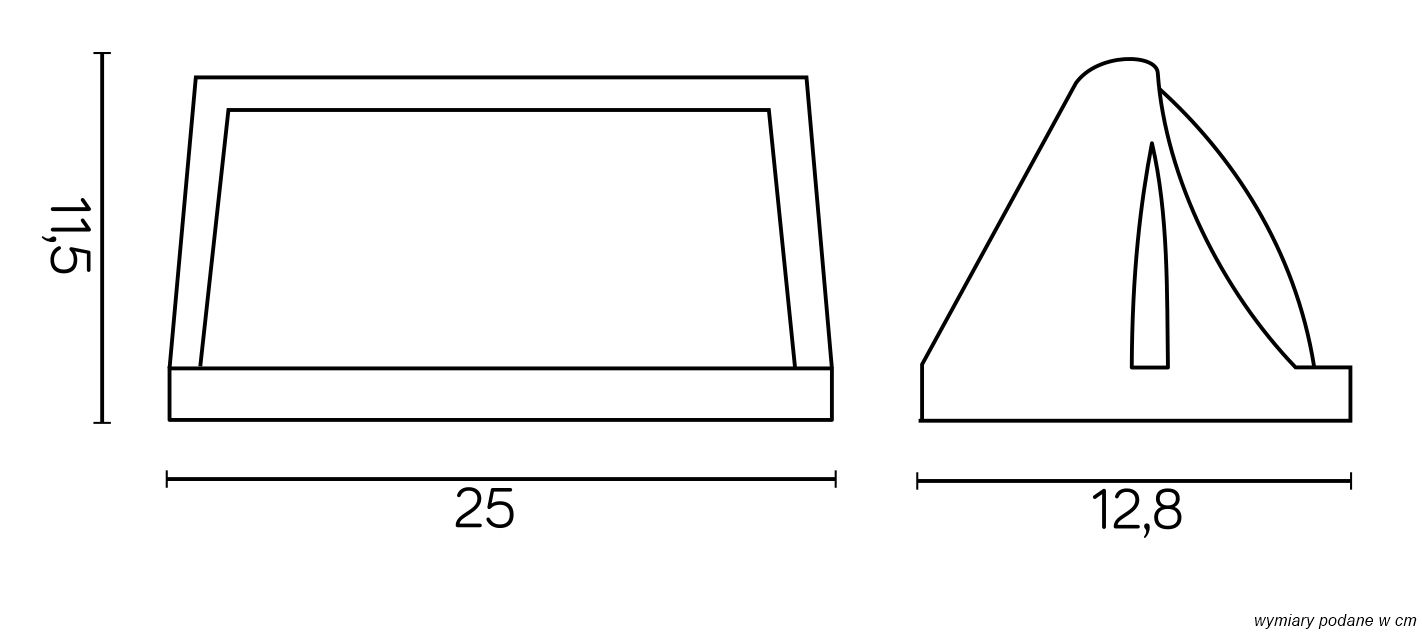 NELLY TO2008AL  Wandleuchte außen, Korpus: Silber