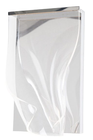 SILK W0256 Wandleuchte LED, Korpus: Chrom, Lampenschirm: Acrylglas