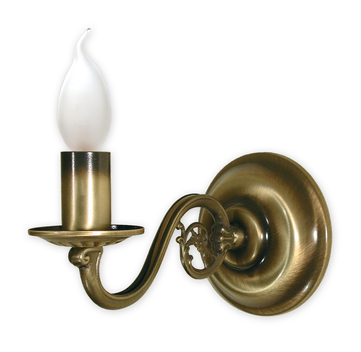 SWIECZNIK PAT Wandleuchte 1-flammig, Korpus: Patina, kein Lampenschirm.