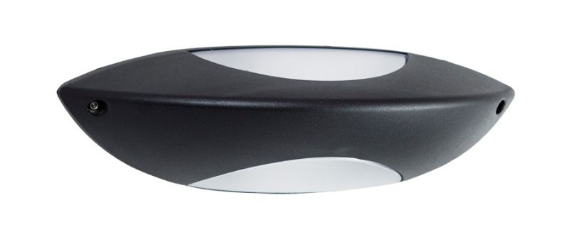 LENA 91172 BL Wandleuchte außen, Korpus: Schwarz