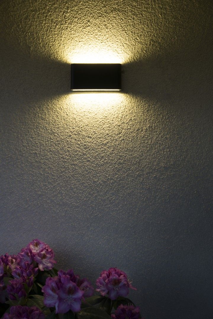 SLIM M1016 BL Wandleuchte außen, Korpus: Schwarz