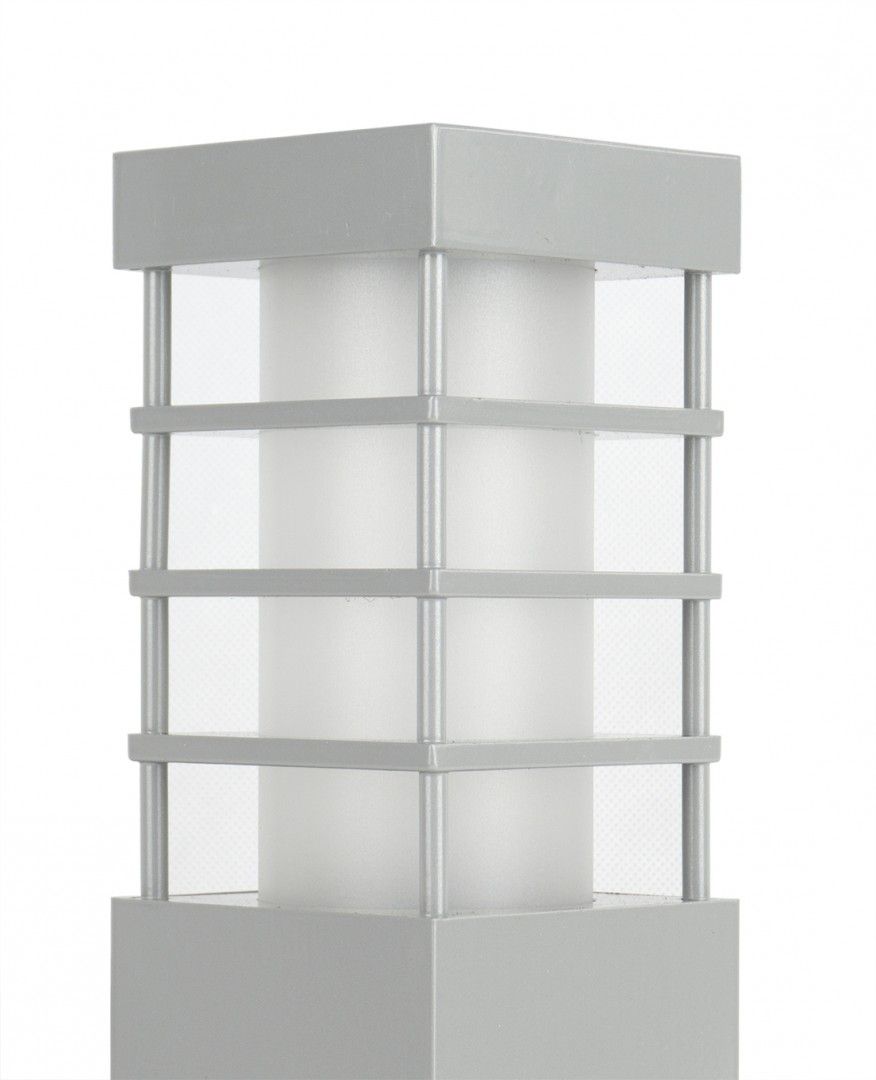 RADO II 2 AL Sockelleuchte außen, Korpus: Silber