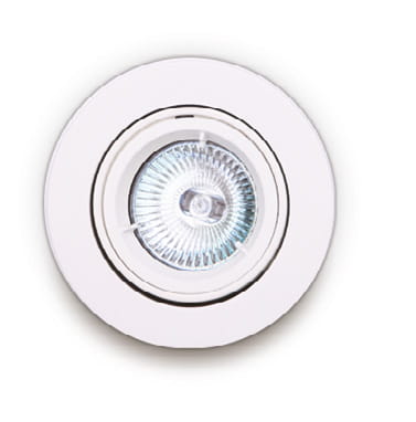 OPRAWA H0036 Einbaustrahler 1-flammig, Ø: 9,5 cm, Korpus: Weiß (6 Stück)
