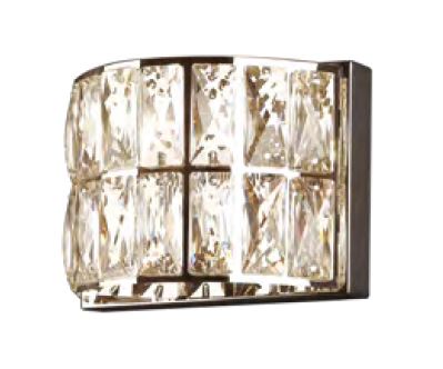 DIAMANTE W0204 Wandleuchte 1-flammig, Korpus: Chrom