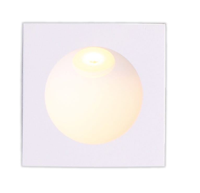 TIME H0073 Einbaustrahler LED, Ø: 8 cm, Korpus: Weiß