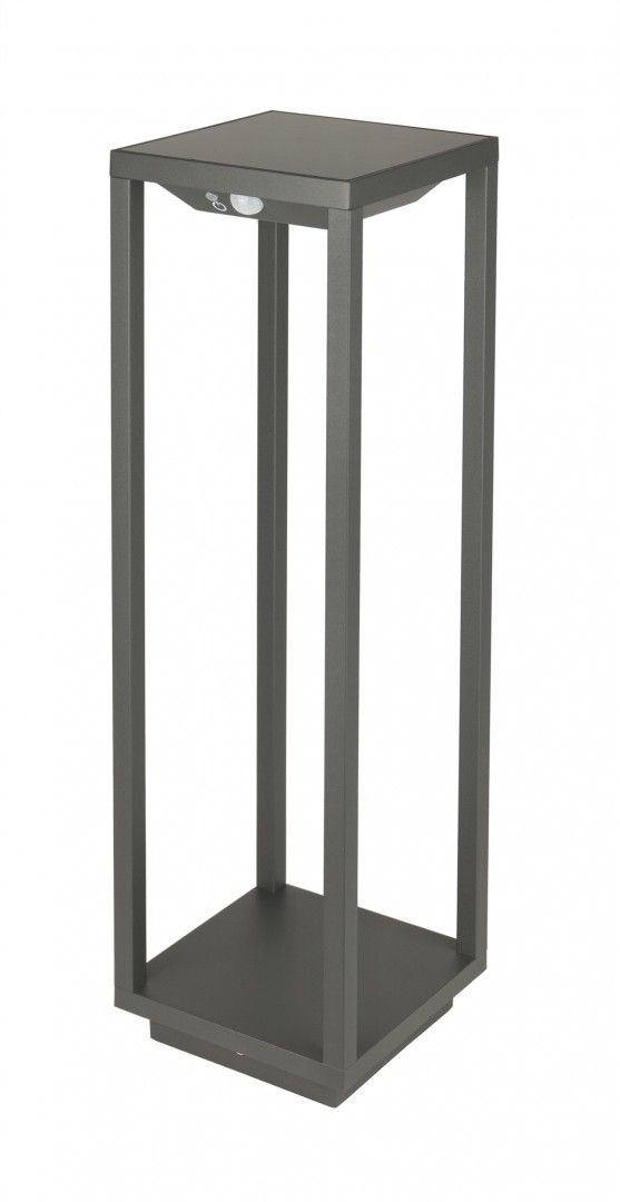 SAN SOLAR SN-500 Sockelleuchte außen, Korpus: Dunkelgrau