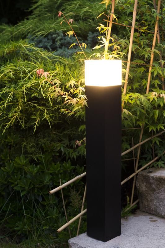 CUBE CB-330 DG Sockelleuchte außen, Korpus: Dunkelgrau