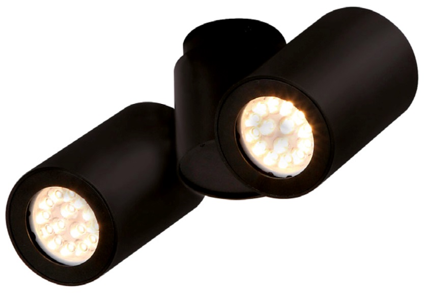 BARRO C0114 Spot 2-flammig, Korpus: Schwarz