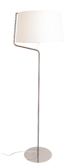 CHICAGO F0037 Stehlampe 1-flammig, Ø: 36 cm, Korpus: Chrom CHICAGO F0037 Stehlampe 1-flammig, Ø: 36 cm, Korpus: Chrom