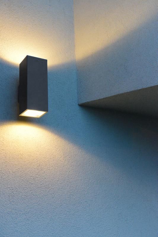 ADELA 8001 BL  Wandleuchte außen, Korpus: Schwarz