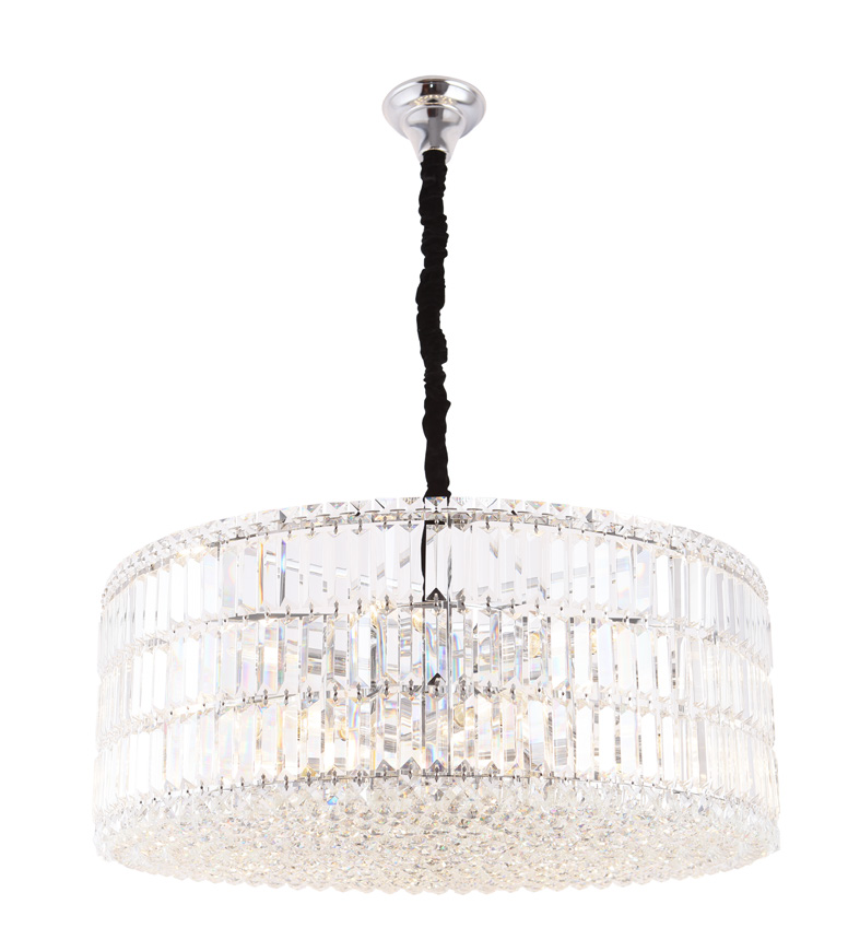 PUCCINI P0268 Pendelleuchte 28-flammig, Ø: 80 cm, Korpus: Chrom