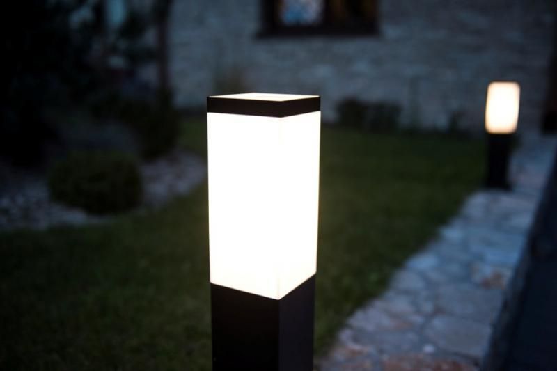 INOX SS802-A Wandleuchte außen, Korpus: Gebürsteter Stahl
