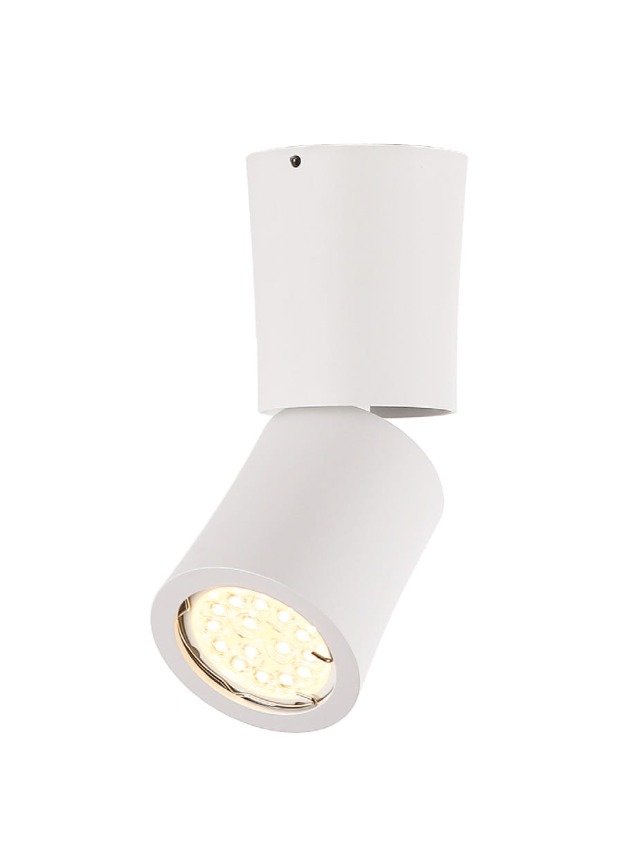 DOT C0123 Spot 1-flammig, Ø: 6,5 cm, Korpus: Weiß
