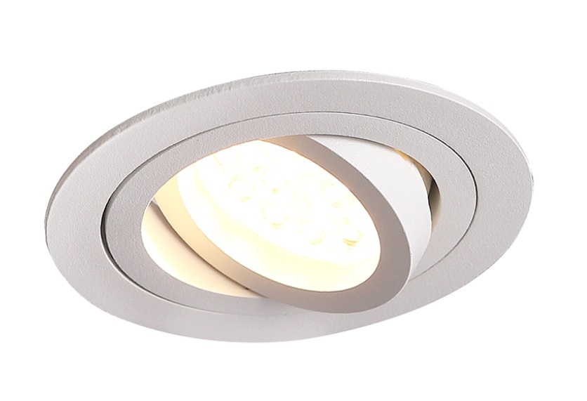 SIGNAL I H0084 Einbaustrahler 1-flammig, Ø: 9 cm, Korpus: Weiß