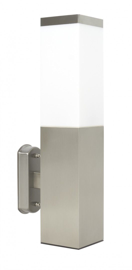 INOX SS802-A Wandleuchte außen, Korpus: Gebürsteter Stahl